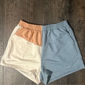 Color blocked shorts